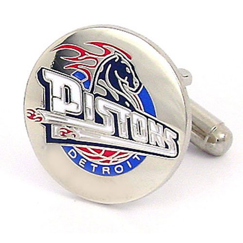 Detroit Pistons NBA Logo'd Executive Cufflinks w/Jewelry Box