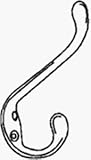 National #N331-066 Bronze Heavy Duty Garment Hook