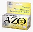 AZO Yeast Nat Symptom Prevent & Relief 400mg-60Ta