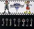 Kingdom Hearts II Keyblade Pendant Necklace Set 2 Sora