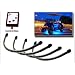 4pc Blue LED Golf Cart Underbody Underglow Light Kit
