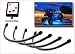 4pc Blue LED Golf Cart Underbody Underglow Light Kit
