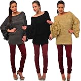 Ladies Knitted Batwing Style Pink Peach Warm Stylish Look Off Shoulder Dress