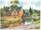Review oasis 7550007 / Reeves - Watercolour by Numbers - Watermill