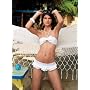 Skinny Dip Bandeau Top And Ruffled Bikini Bottom