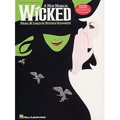 WICKED Piano / Vocal Selctions Songbook mit Bleistift -- Die beliebtesten Songs aus dem erfolgreichen Broadway-Musical arrangiert f�r Gesang, Klavier und Gitarre (Noten / sheet music)
