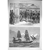 1875 Nares 公爵エジンバラ北極大尉の注意深い Valorous