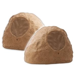 OSD Audio RS840 Ultra Fidelity Outdoor Rock Speaker, Pair