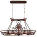 Kenroy Home 90304GC Dorada 2 Light Pot Rack, Gilded Copper Finish
