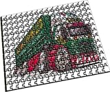 Personalised Koolart Volvo Eddie Stobart Wooden A3 Jigsaw