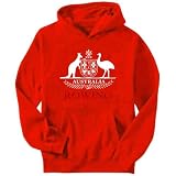 AUSTRALIA SPORTS Rowing Sports Mens Hoodie (Red, Sizes X-Small - XXX-Large) AUSTRALIA SPORTS Rowing Sports Mens Hoodie (Red, Sizes X-Small - XXX-Large)