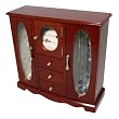 "Canterbury" Mele & Co. Walnut Jewelry Box