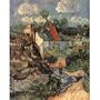 Vincent Van Gogh (House Of Auvers) Art Poster Print - 13x19