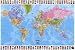 World Map Political English Language HUGE LAMINATED POSTER