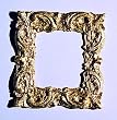 Dollhouse Miniature Gold Ornate Frame