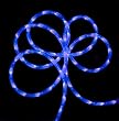 18' LED Blue Tinted Purple Indoor/Outdoor Christmas Rope Lights