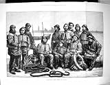 Impresión Antigua del Equipo 1881 del Bote salvavidas Listo Para la Bella Arte de Dadd de los Chalecos salvavidas de los Hombres del Servicio 