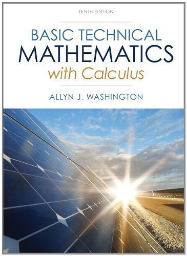 Basic Technical Mathematics with Calculus Plus NEW MyMathLab with Pearson eText -- Access Card Package (10th Edition) by Washington, Allyn J. Published by Pearson 10th (tenth) edition (2013) Hardcover