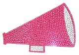 Cheerleader Megaphone Crystal Rhinestone Removable Decal Sticker