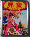 Hand Made PAGODA Retro Cigarette ID Billfold Case
