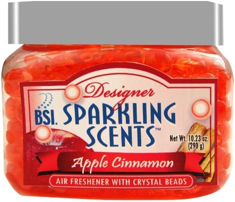 Home Air Care Designer Sparkling Scents Air Freshener with Crystal Beads, Apple Cinnamon
