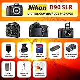 Nikon D90 Digital SLR Camera Body + 2 Extended Life