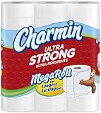 Charmin Ultra Strong Toilet Paper 12 Mega Rolls = 48 Regular Rolls
