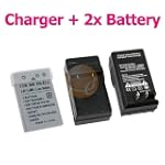 51Hboou4f6L. SL160 SS150  #2: 2 Nikon EN EL5 / ENEL5 / CP1 Replacement Battery + Battery Charger Combo Pack FOR Nikon CoolPix 3700 / 4200 / 5200 / 5900 / 7900 / P100 / P3 / P4...