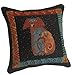 Brentwood Originals Laurel Burch 18-inch Embracing Dogs Square Pillow