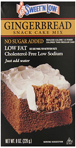Get Sweetn Low No Sugar Added Gingerbread Snack Cake Mix Pack Of One 8