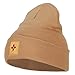 e4Hats.com New Mexico Flag Map Embroidered Long Beanie - Khaki OSFM