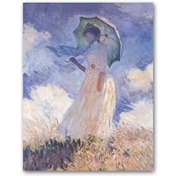 Woman with Parasol - 5" x 7" Museum Quality Greeting Card