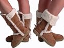 EyeCatchShoes - Womens Omaha Nomad Snugg Fur Winter Boots