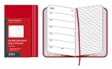 Moleskine 2011 12 Month Weekly Notebook: Red Hard Cover Large (Moleskine Srl)