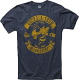 Georgia Tech Yellow Jackets Heathered Midnight Rockers Ring Spun T-Shirt