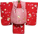 七五三着物 女児三歳用セット 正絹 新品●期間限定 寸法調整サービス中！●73j341の画像