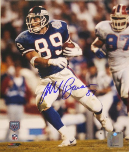The New York Giants Mark Bavaro Autographed 8x10 Photograph During Super Bowl XXV