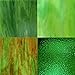 GREEN Wissmach Stained Glass Sheet Pack