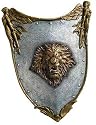 Authentic Look Hard Plastic Lions Head Costume Weapon Shield