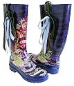 Ed Hardy Seattle Tattoo Womens Rubber Rain Boots