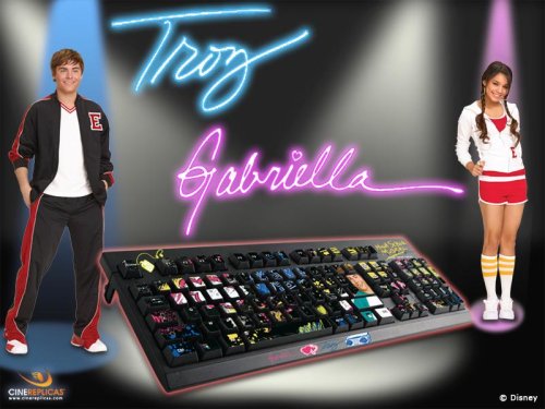 Troy computer keyboard sticker - British version 