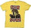 Workaholics Fur Sure Bear Robe Art Mens T-shirt