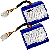 HQRP 4000mAh Extended Battery 2-Pack for NEATO XV-11 XV-12 XV-14 XV-15 XV-21 XV-25 945-0005 205-0001 945-0006 945-0024 XV Signature Pro All-Floor Robotic Vacuum plus Coaster