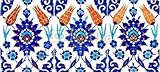 IMAGE OF Wallmonkeys Peel and Stick Wall Decals - Turkish Tiles - 36