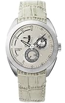 Police 'Portland Reserve' Gents Grey Leather Strap And Grey Dial Watch