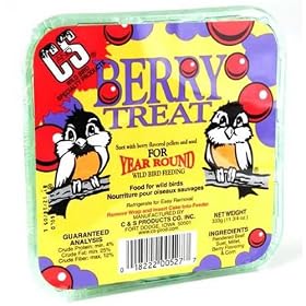 C and S Products #12527 11.75OZ Berry Suet Cake by C & S PRODUCTS CO INC