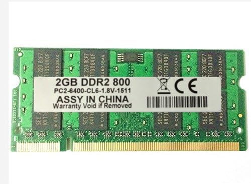 TOPARTS DDR2 2GB 800MHz PC2-6400 SO-DIMM Laptop Memory 2gb RAM