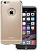 iPhone 6 Case, Daswise® Slim-fit iPhone6 Cases 4.7 Inch, Ultra-thin Screen Protector with Precise Ports & Logo Cut-outs, Soft TPU Bumper Protection- Impact & Scratch Resistant, Shock Proof/dirt Proof Metallic Finished Base (Champagne Gold)