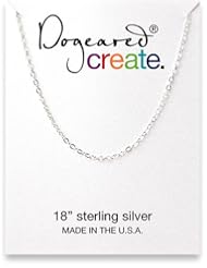 Dogeared 18" Create Chain, Sterling Silver