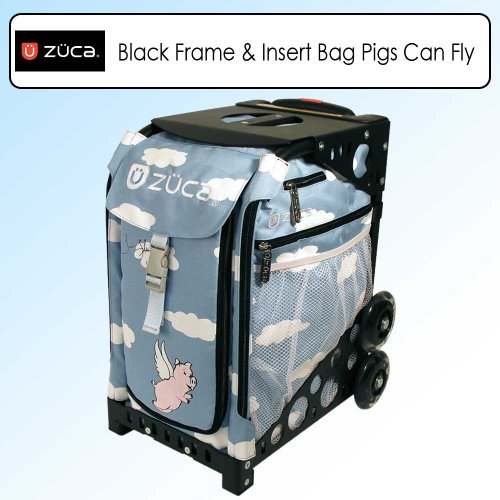 Zuca Sport Bundle With Black Frame -SFB064 & Sport Insert Bag Pigs Can Fly -SIBPCF Zuca Sport Bundle With Black Frame -SFB064 & Sport Insert Bag Pigs Can Fly -SIBPCF